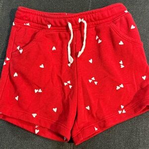 Old Navy Red Heart Pattern girls everyday wear